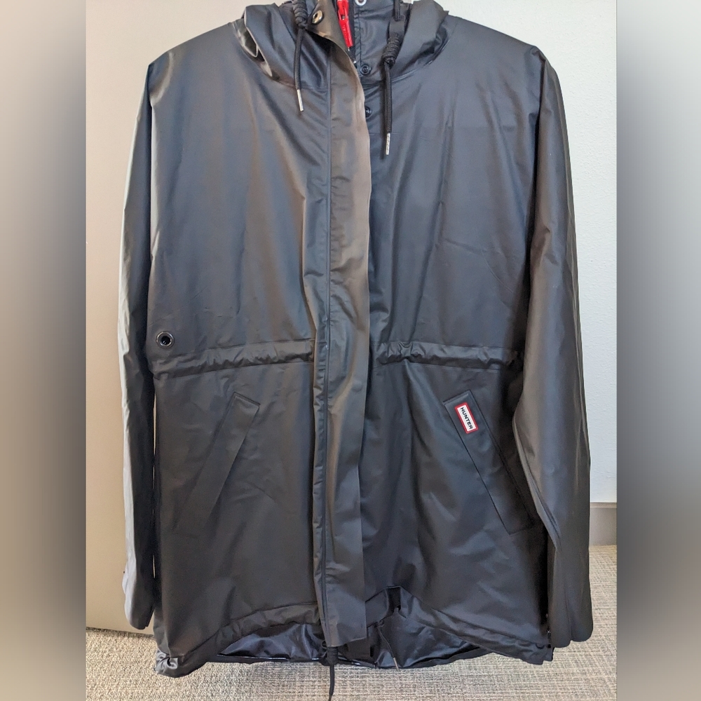 Hunter waterproof rain coat